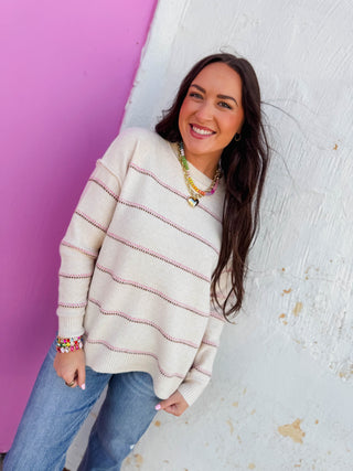 Rachel Striped Sweater