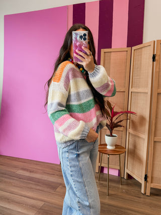 Pastel Hues Sweater