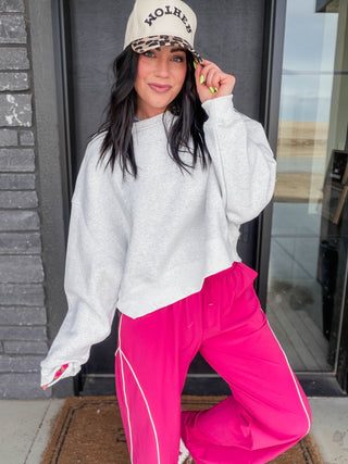 Easy Living Crewneck-Grey