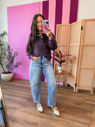 Steph Pullover-Plum