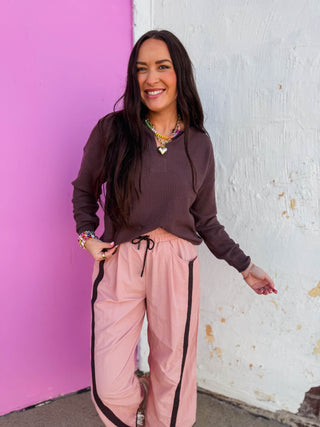 Brandi Waffle Knit Top