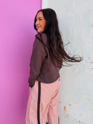 Brandi Waffle Knit Top
