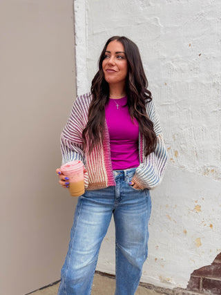 Cozy In Color Cardigan