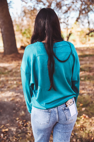 Ashton Crewneck-Teal