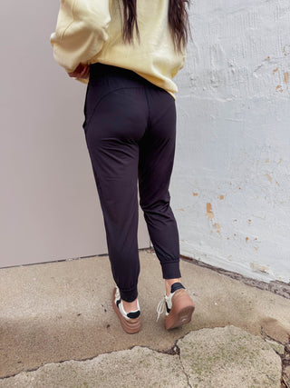 On The Go Joggers-Black
