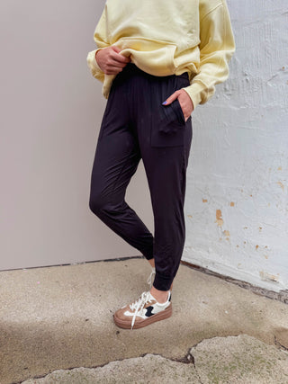 On The Go Joggers-Black