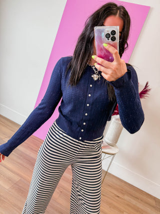 Corrine Cardigan-Navy