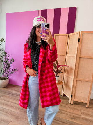 Lyla Houndstooth Jacket