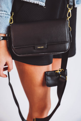 Larissa Mini Crossbody-Black