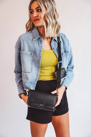 Larissa Mini Crossbody-Black