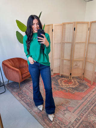 Camille Sweater-Kelly Green