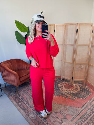 Olivia Lounge Set-Ruby