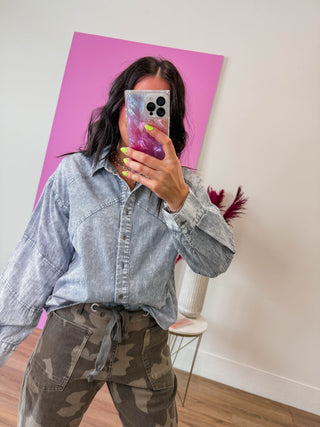 Margaret Button Down Top