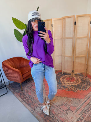 Camille Sweater-Violet