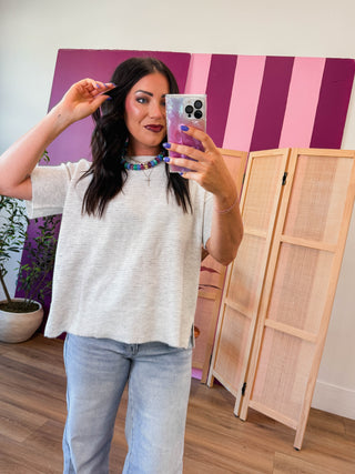 Karson Striped Knit Top