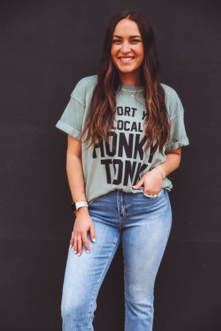 Support Your Local Honky Tonk Tee