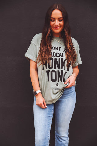 Support Your Local Honky Tonk Tee