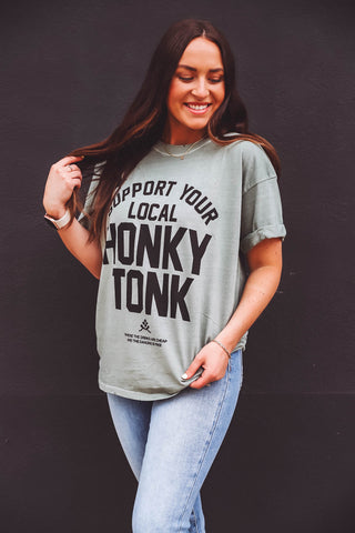 Support Your Local Honky Tonk Tee