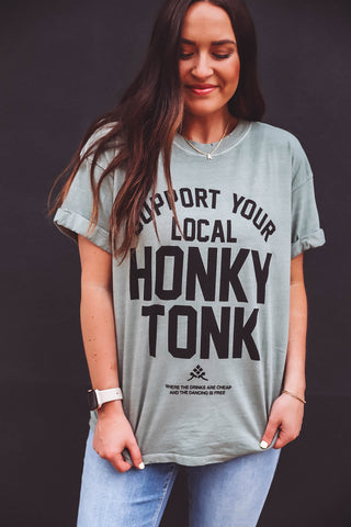 Support Your Local Honky Tonk Tee