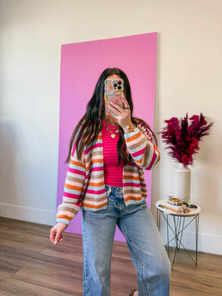 Everyday Cool Striped Cardigan