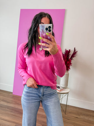Lillian Sweater-Pink