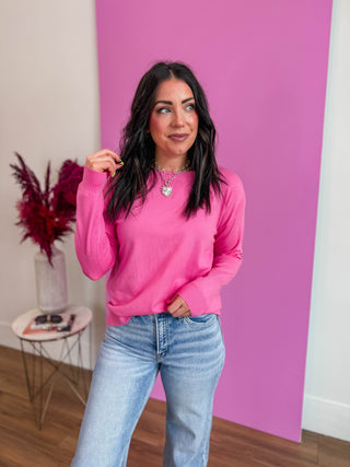 Lillian Sweater-Pink