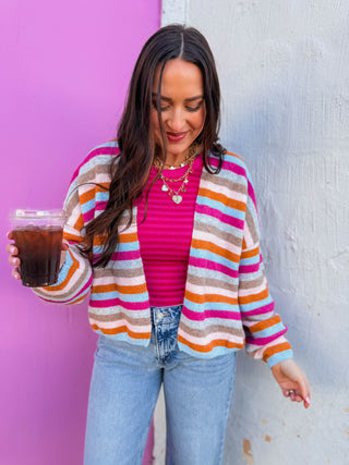 Everyday Cool Striped Cardigan