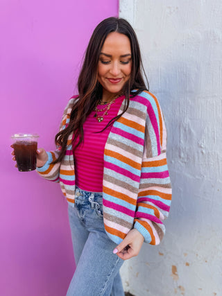 Everyday Cool Striped Cardigan