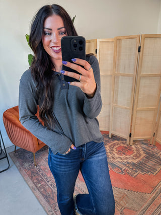 Jordyn Hoodie-Charcoal