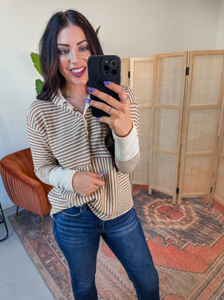 Kenna Striped Hoodie