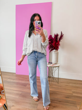 Jessi Striped Button Down