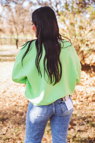 Ashton Crewneck-Lime