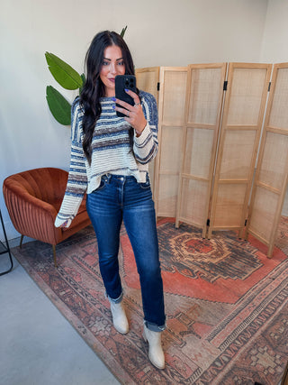 Beckett Sweater-Navy