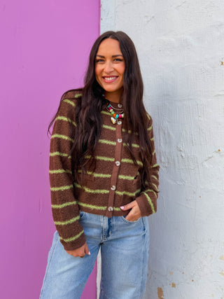 Graham Striped Cardigan