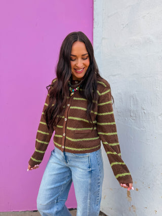 Graham Striped Cardigan
