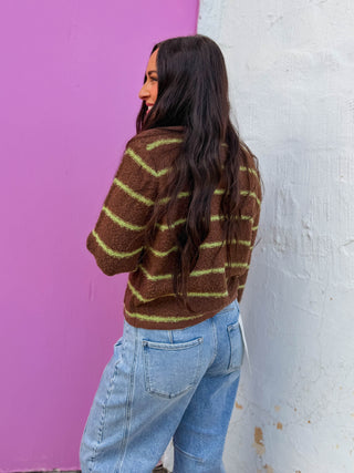 Graham Striped Cardigan
