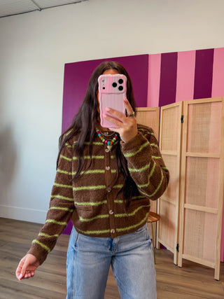 Graham Striped Cardigan