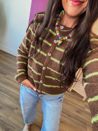 Graham Striped Cardigan