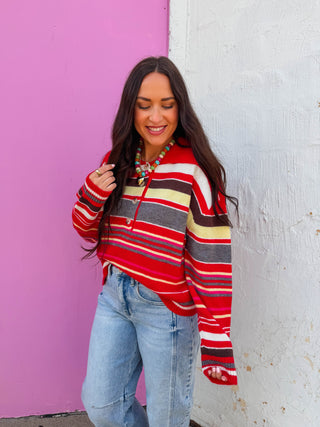 Drew Striped Sweater