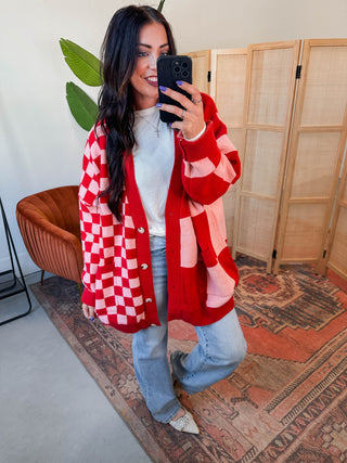 Check Mate Cardigan