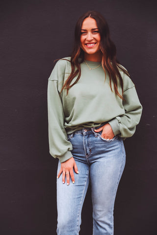 Sterling Pullover-Olive