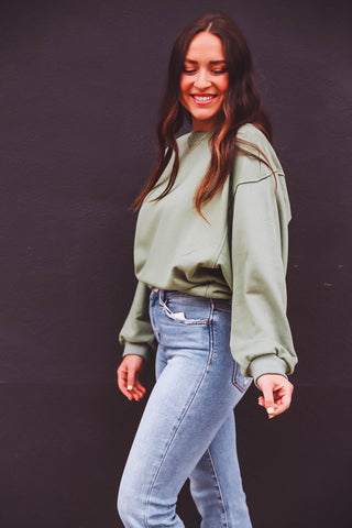 Sterling Pullover-Olive