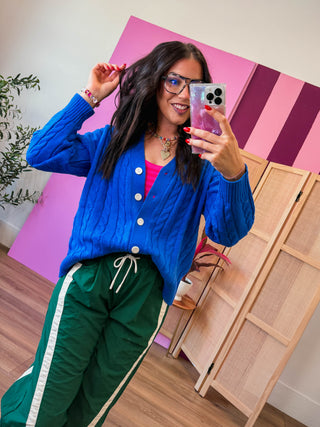 Francesca Cable Knit Cardigan