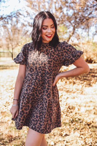 Bailey Leopard Mini Dress