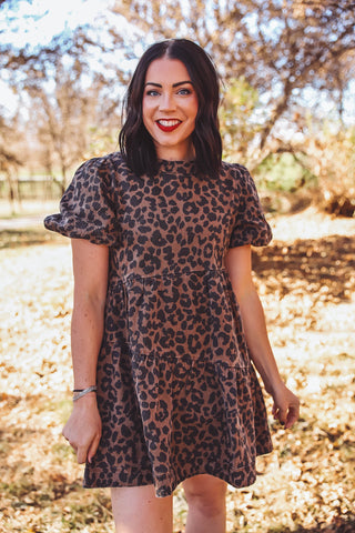 Bailey Leopard Mini Dress