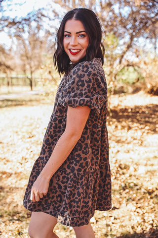 Bailey Leopard Mini Dress