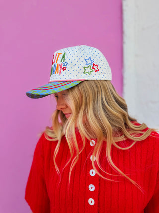 Make It A Good Day Dotty Trucker Hat