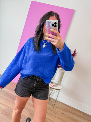 Piper Sweater-Blue