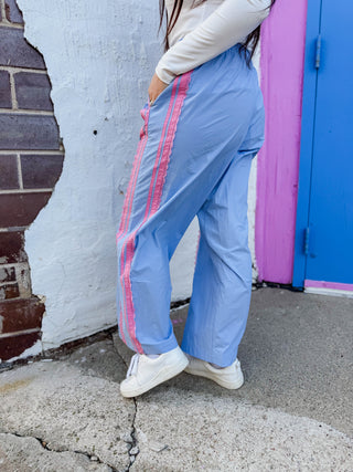 On A Roll Pants-Sky Blue