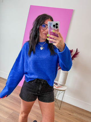 Piper Sweater-Blue